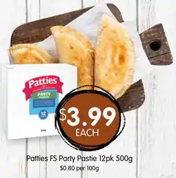 Spudshed Patties fs party pastie offer