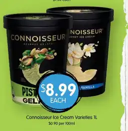 Spudshed Connoisseur ice cream varieties offer