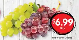 Spudshed Red or white grapes offer