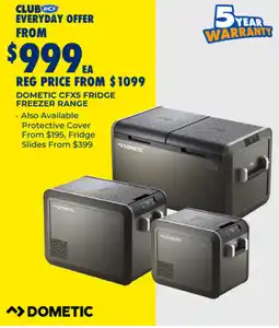 BCF Dometic cfx5 fridge freezer range offer