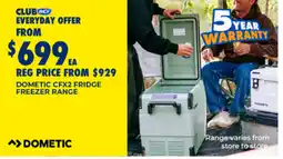 BCF Dometic cfx2 fridge freezer range offer