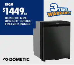 BCF Dometic nrx upright fridge freezer range offer