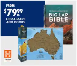 BCF Hema maps and books offer