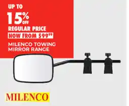 BCF Milenco towing mirror range offer