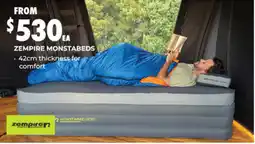 BCF Zempire monstabeds offer