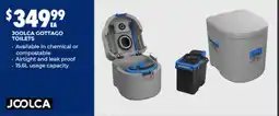 BCF Joolca gottago toilets offer