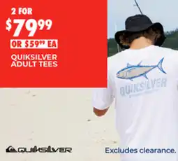 BCF Quiksilver adult tees offer