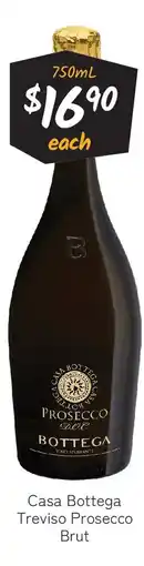 Cellarbrations Casa bottega treviso prosecco offer