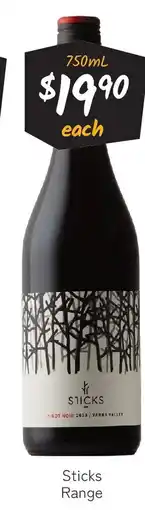 Cellarbrations Sticks range offer