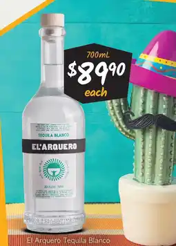 Cellarbrations El arquero tequila blanco offer