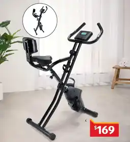 ALDI Foldable exercise bike offer