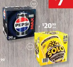ALDI Pepsi max or solo offer