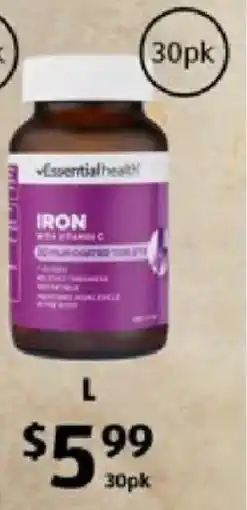 ALDI Iron tablets offer