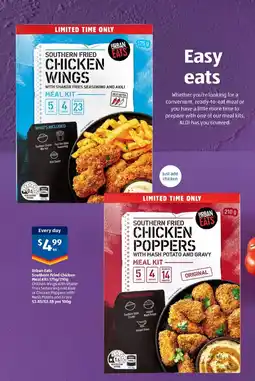 ALDI Urban eats southern fried chicken meal kits offer