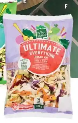 ALDI The fresh salad co ultimate everything salad kit offer