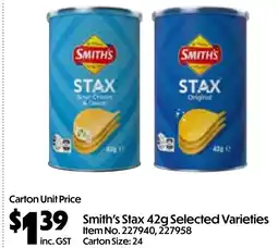 Campbells Wholesale Smith's stax offer