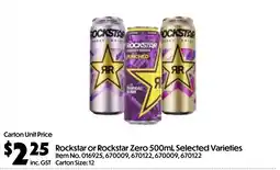 Campbells Wholesale Rockstar or rockstar zero offer