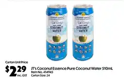 Campbells Wholesale Jt's coconut essence pure coconut water offer