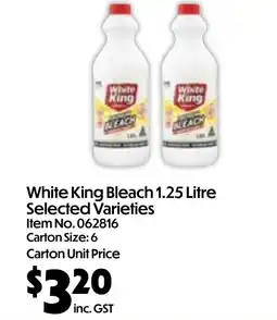 Campbells Wholesale White king bleach selected varieties offer