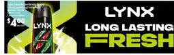 Campbells Wholesale Lynx deodorant body spray offer