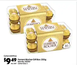 Campbells Wholesale Ferrero rocher gift box offer
