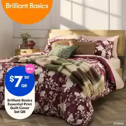 BIG W Brilliant basics essential print quilt cover set qb offer