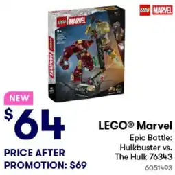 BIG W Lego marvel offer