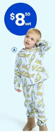 BIG W pkgd flannelette pj, nantucket breeze, offer