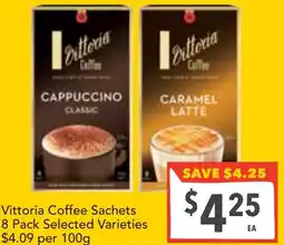 Supa Valu Vittoria coffee sachets offer