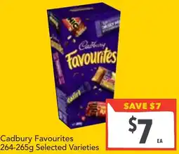 Supa Valu Cadbury favourites offer