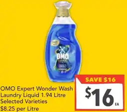 Supa Valu Omo expert wonder wash laundry liquid offer