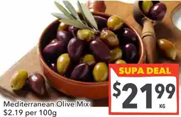 Supa Valu Mediterranean olive mix offer