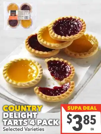 Supa Valu Country delight tarts offer