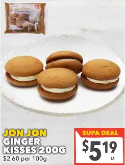 Supa Valu Jon jon ginger kisses offer