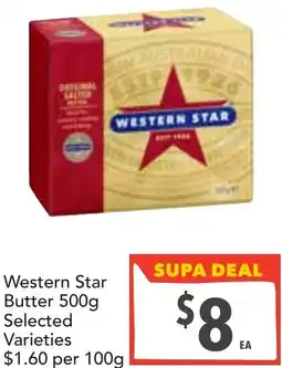 Supa Valu Western star butter offer