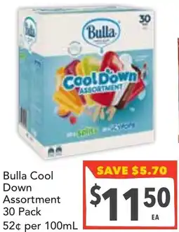 Supa Valu Bulla cool down assortment offer