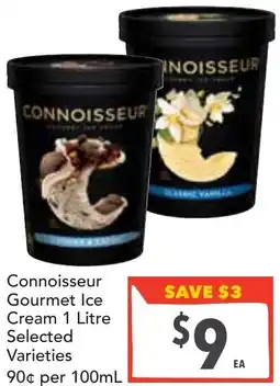 Supa Valu Connoisseur gourmet ice cream offer