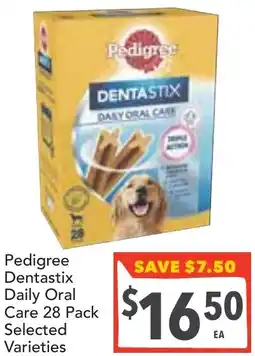 Supa Valu Pedigree dentastix daily oral care offer