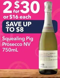 Supa Valu Squealing pig prosecco nv offer
