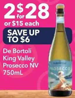Supa Valu De bortoli king valley prosecco nv offer