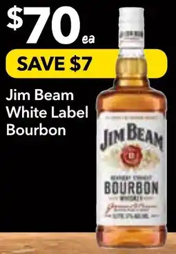 Supa Valu Jim beam white label bourbon offer