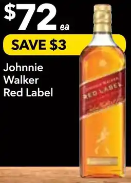 Supa Valu Johnnie walker red label offer