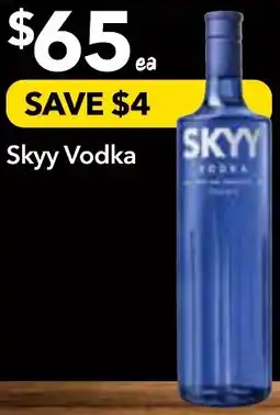 Supa Valu Skyy vodka offer