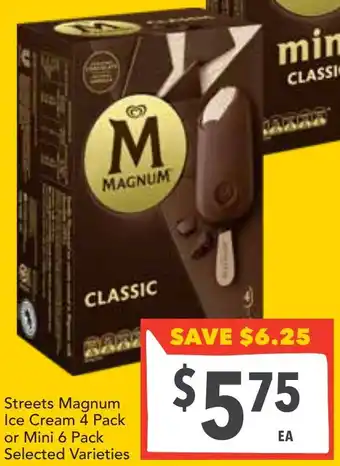 Supa Valu Streets magnum ice cream offer