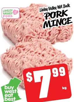 Farmer Jack's Linley valley wa bulk pork mince offer