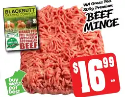 Farmer Jack's Wa grass fed premium beef mince offer