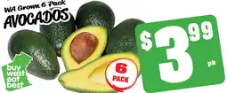 Farmer Jack's Wa grown avocados offer