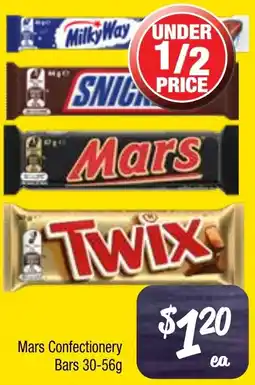 Farmer Jack's Mars confectionery bars offer