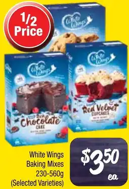 Farmer Jack's White wings baking mixes offer