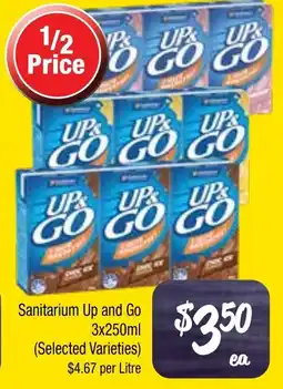 Farmer Jack's Sanitarium up and go offer